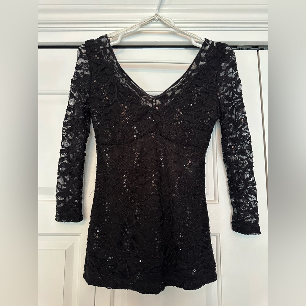 Black Lace Top